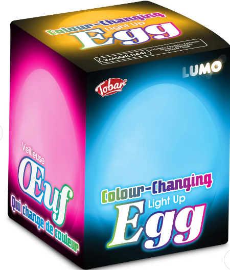 LUMEZ COLOUR CHANGING LIGHT UP EGG