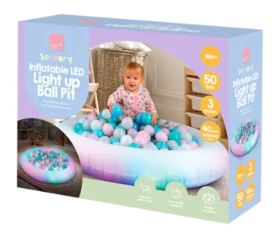 Sensory LED Inflatable Ball Pit 90cm