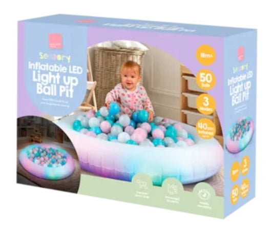 Sensory LED Inflatable Ball Pit 90cm