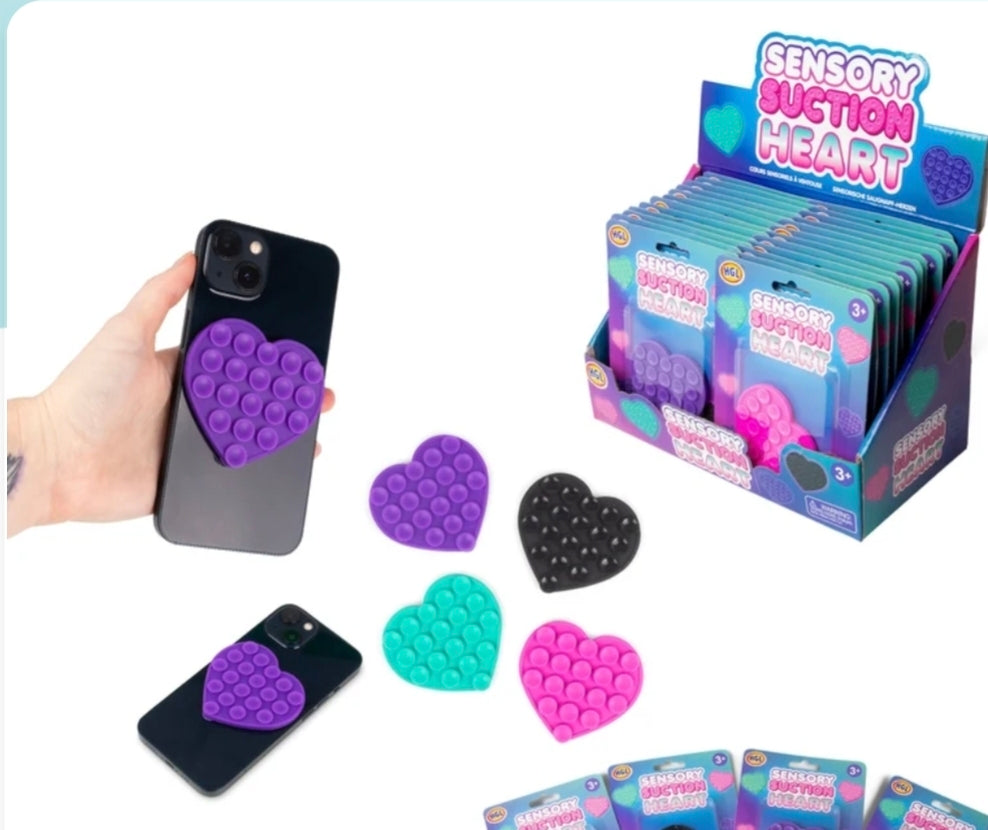 Heart Phone Suction Pad