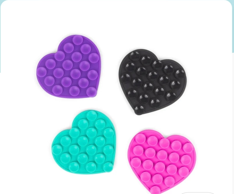 Heart Phone Suction Pad