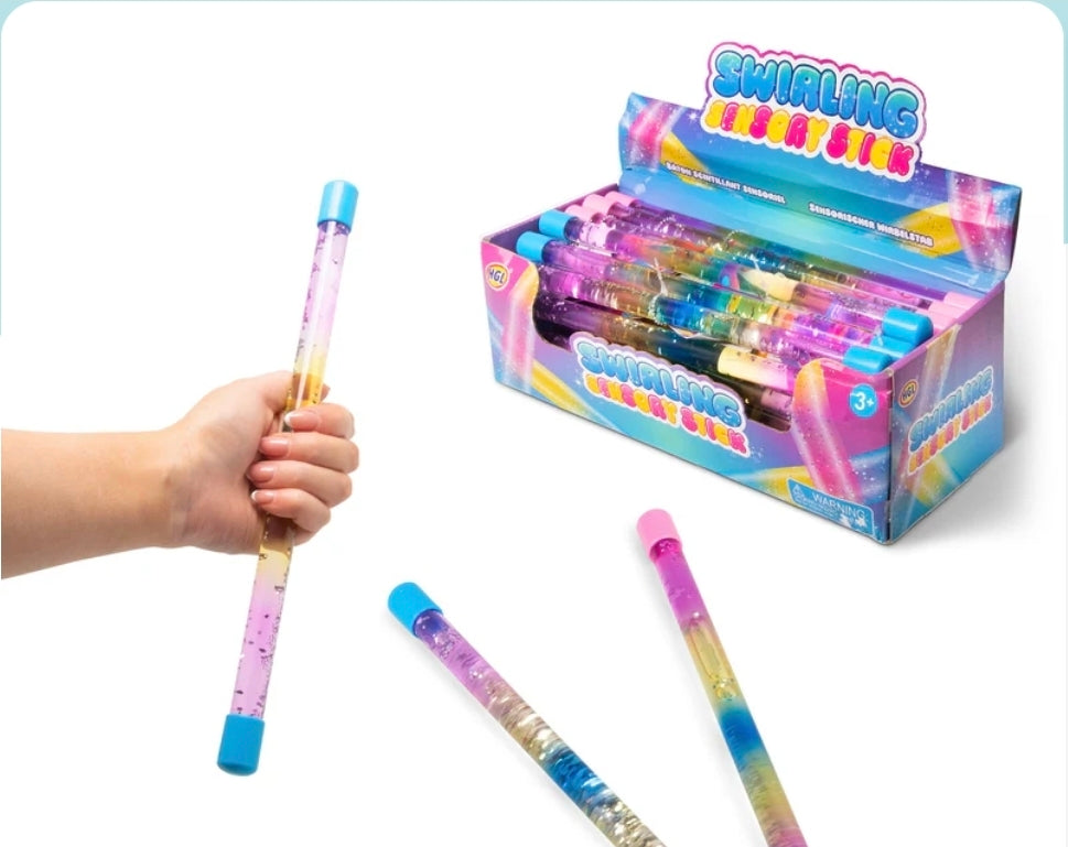Sensory Glitter Sticks